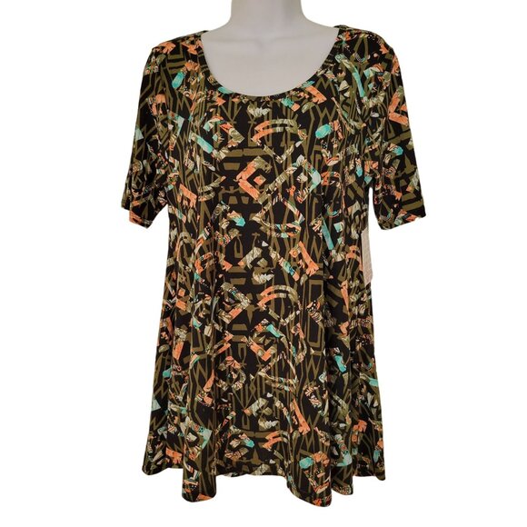 5 LuLaRoe Fall Autumn Theme Multicolor Patterned T Shirts Bundle S Perfect Class - Picture 4 of 15